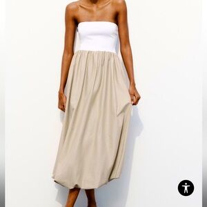 NWT Zara Balloon Tube Dress size small